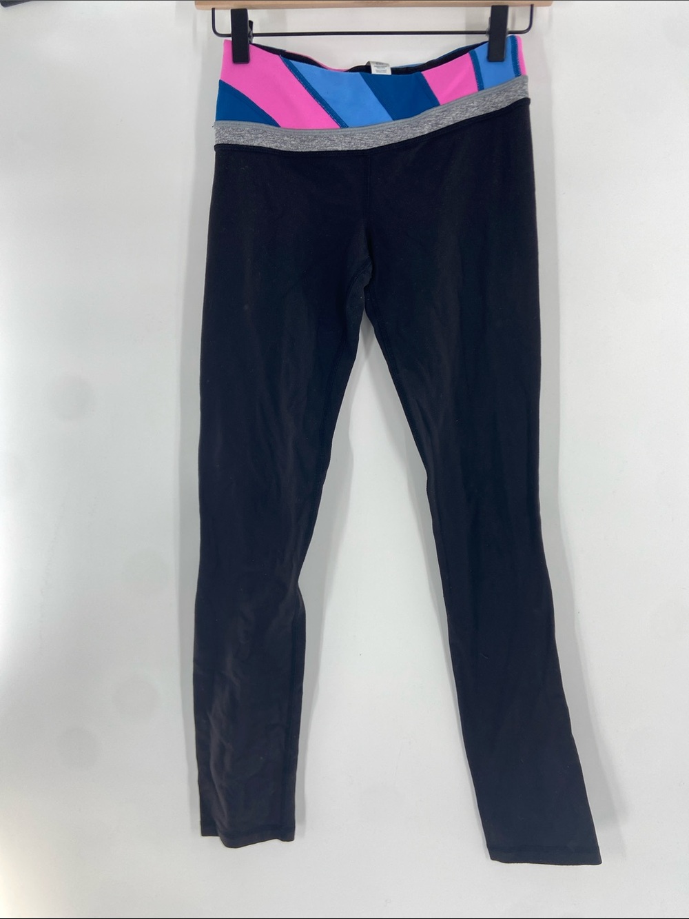 ivivva Black Pink Blue Leggings Size 12 Gently Used